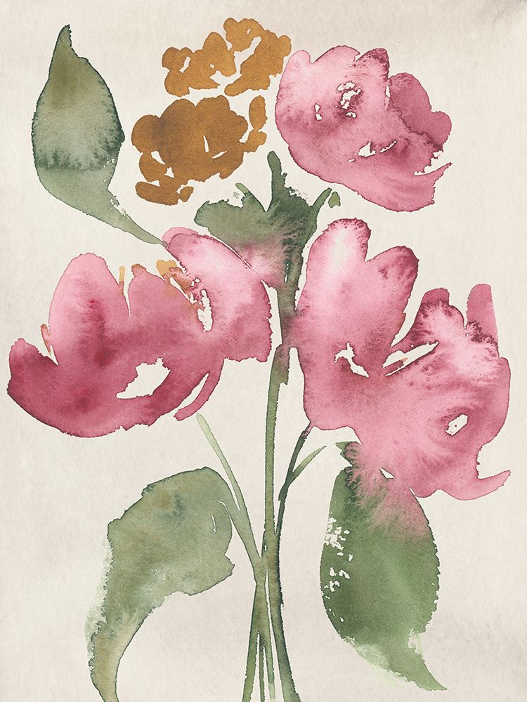 Pink Bouquet II art print by Lucille Price for $57.95 CAD