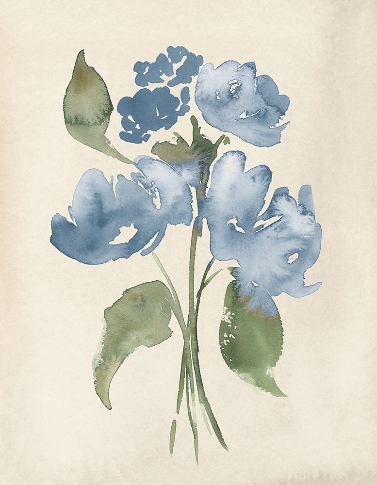 Blue Bouquet II art print by Lucille Price for $57.95 CAD