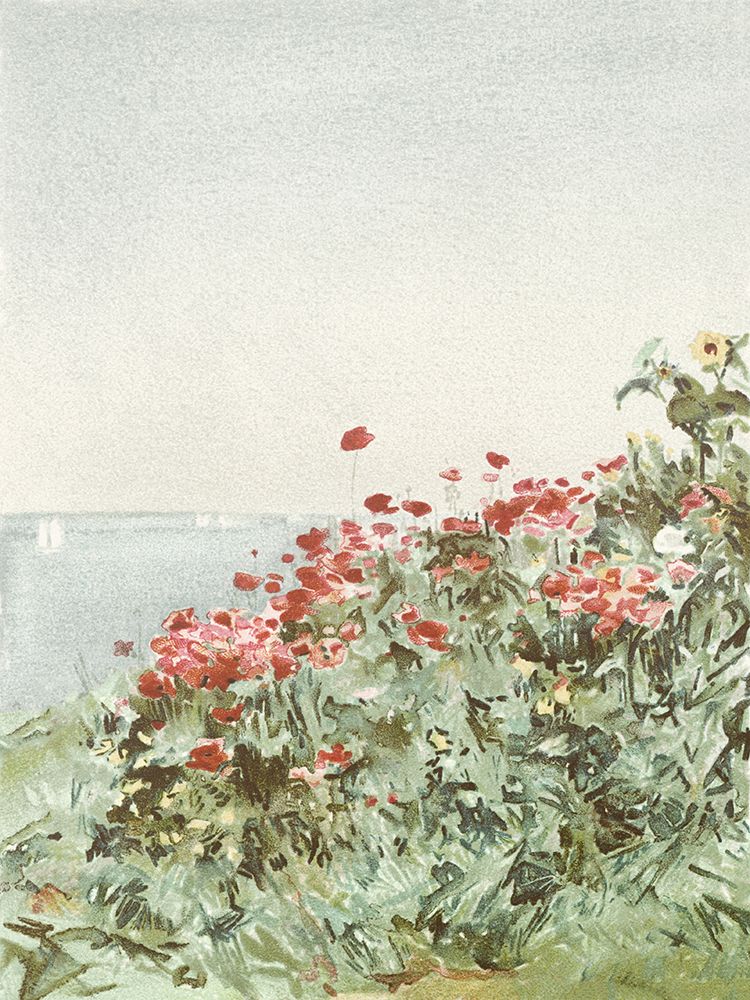Garden by the Sea I art print by Piddix for $57.95 CAD
