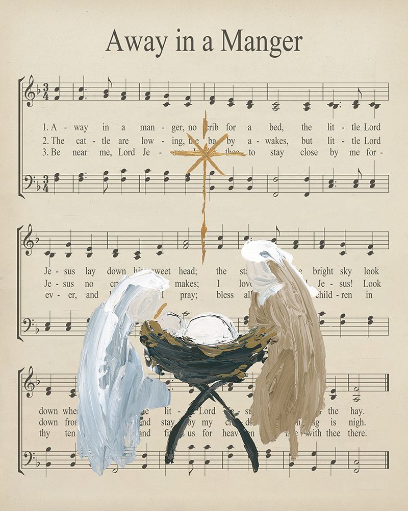 Away In A Manger art print by Lucille Price for $57.95 CAD