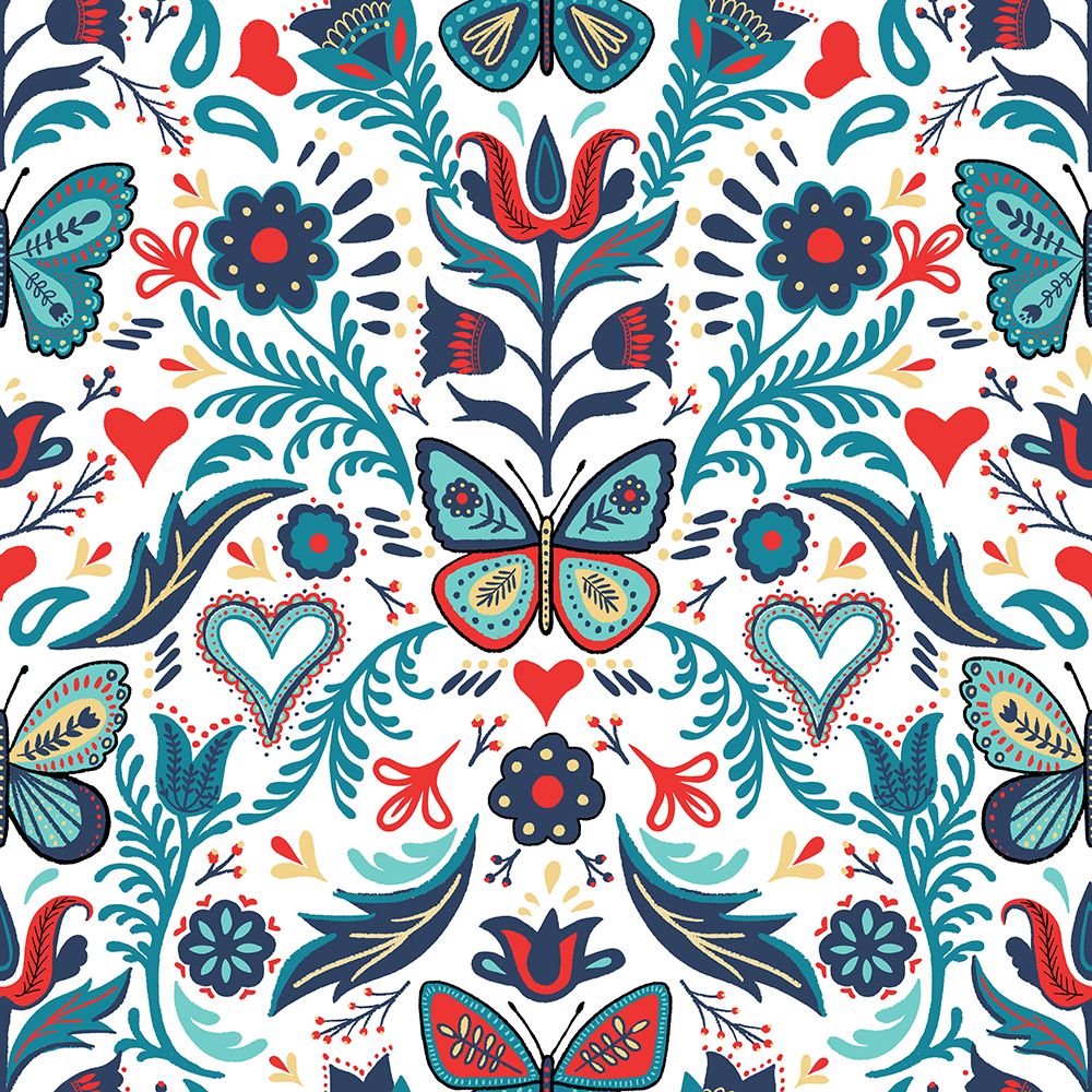 Butterfly Garden art print by Piddix for $57.95 CAD