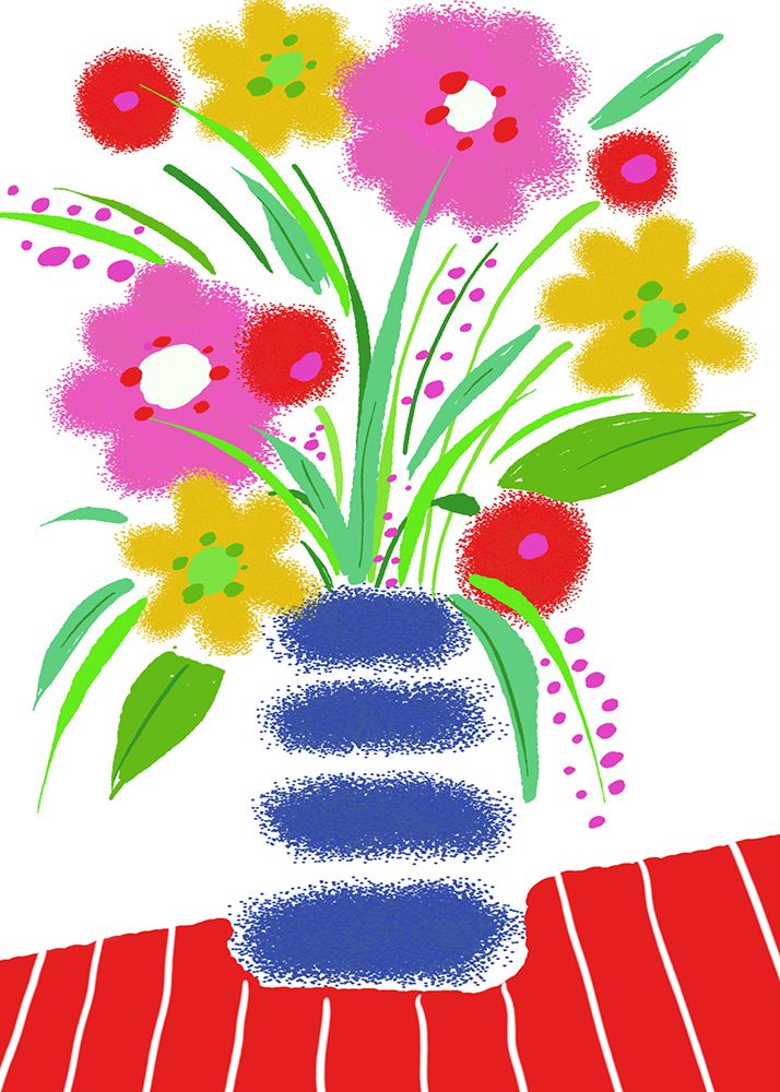 Pop Bouquet II art print by Deidre Mosher for $57.95 CAD