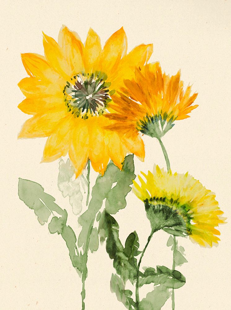 Joyful Daisies On Cream II art print by Lanie Loreth for $57.95 CAD