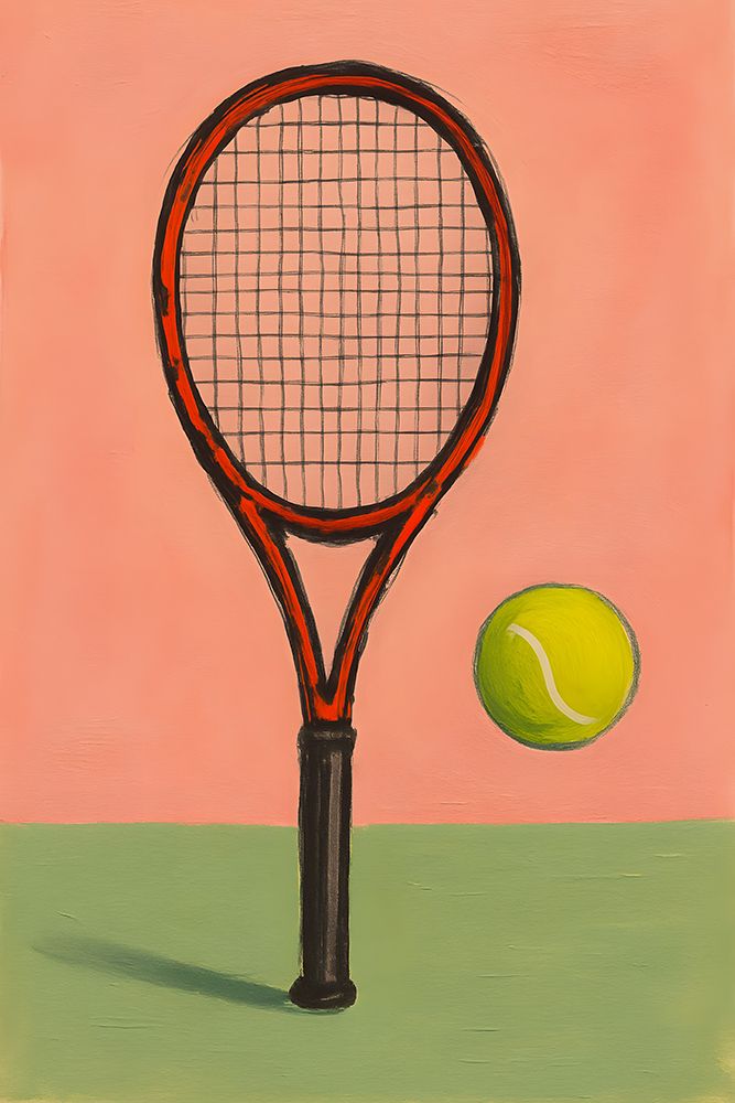 Tennis Racket art print by Lanie Loreth for $57.95 CAD