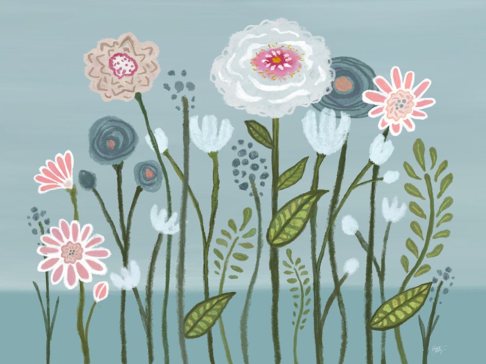 Cheerful Garden art print by Elizabeth Medley for $57.95 CAD