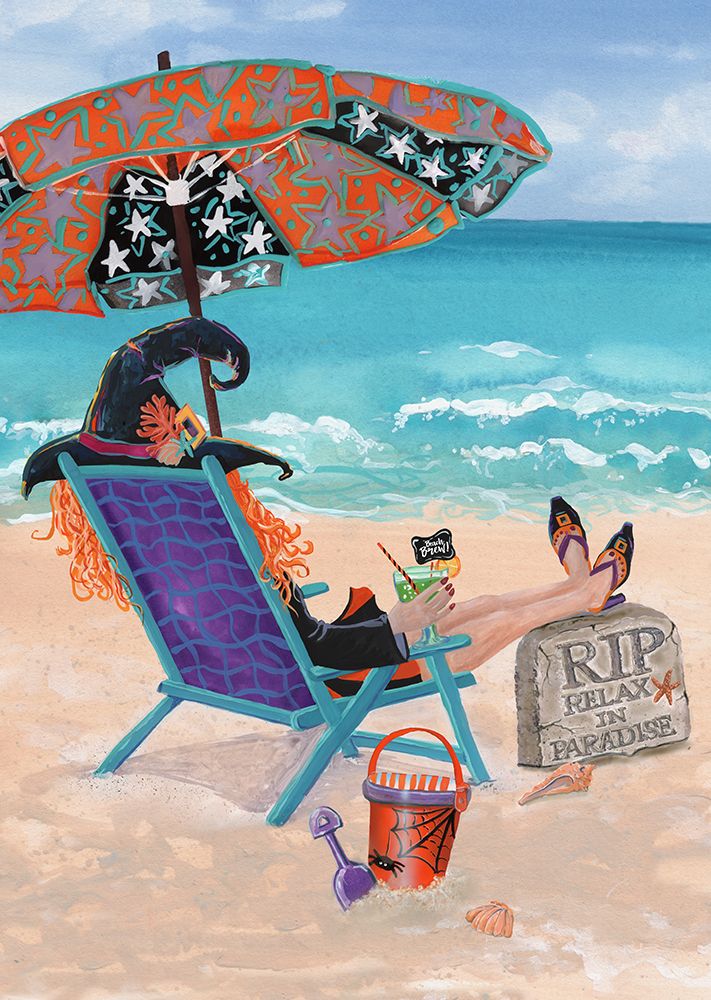 Beachy Witch art print by Erica Christopher for $57.95 CAD