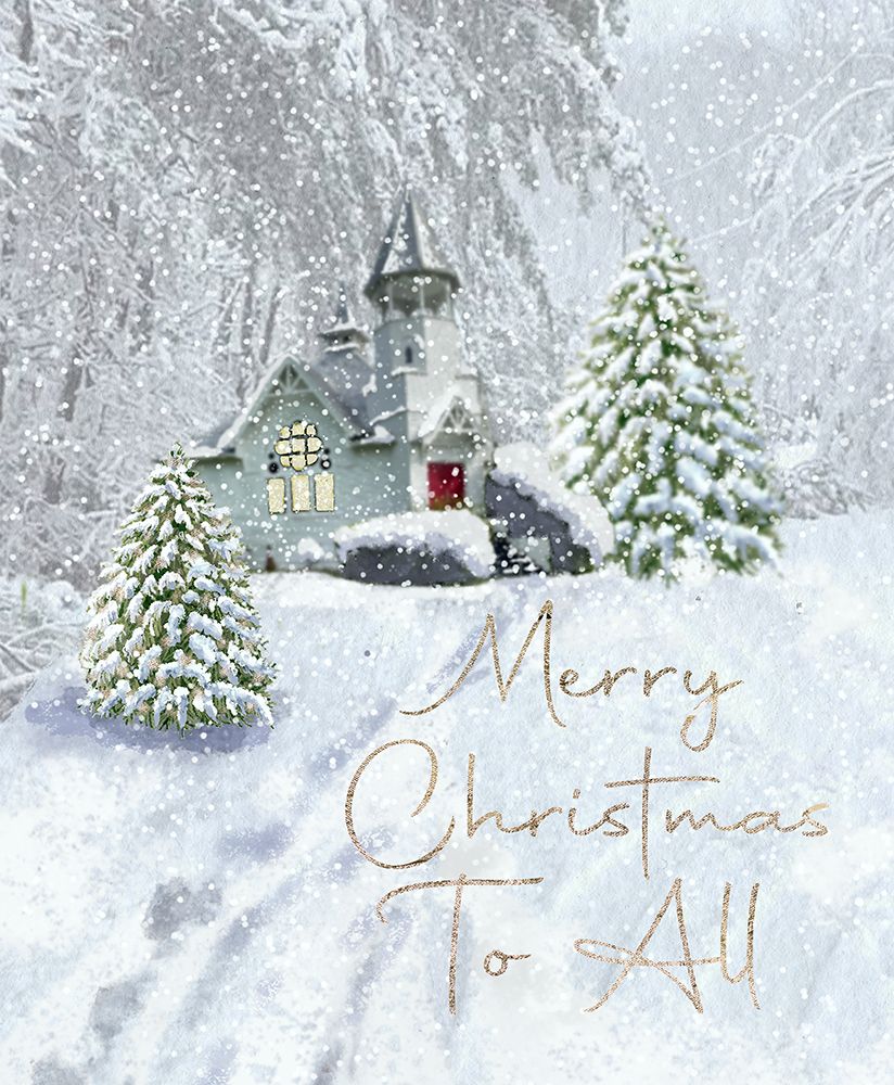Nostalgic Christmas Scene art print by Erica Christopher for $57.95 CAD