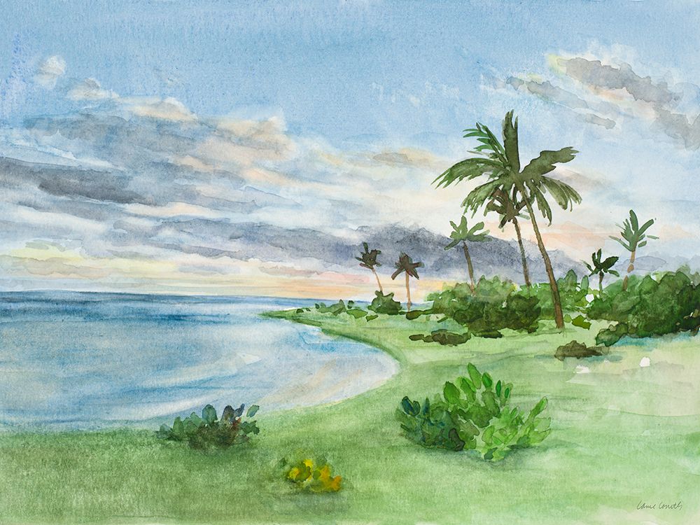 Poipu Beach Clouds Rolling art print by Lanie Loreth for $57.95 CAD