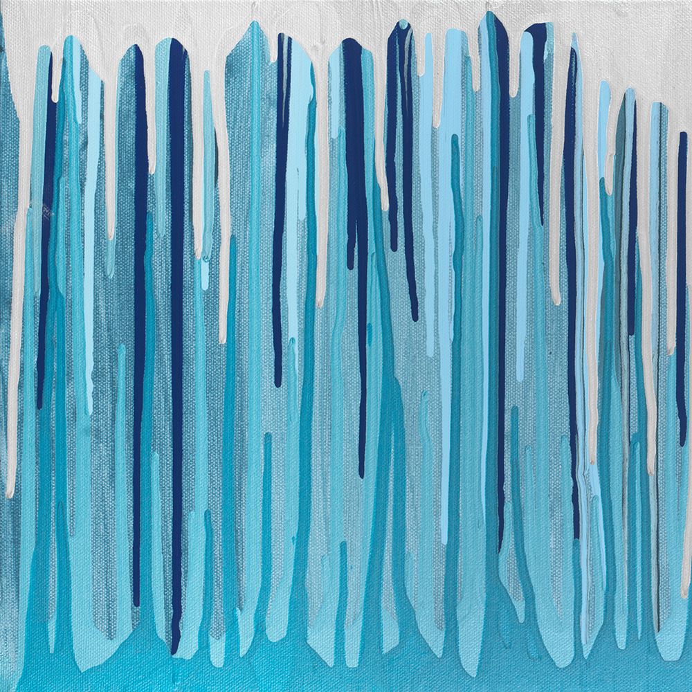 Blue Drip I art print by Ajoya Grace for $57.95 CAD