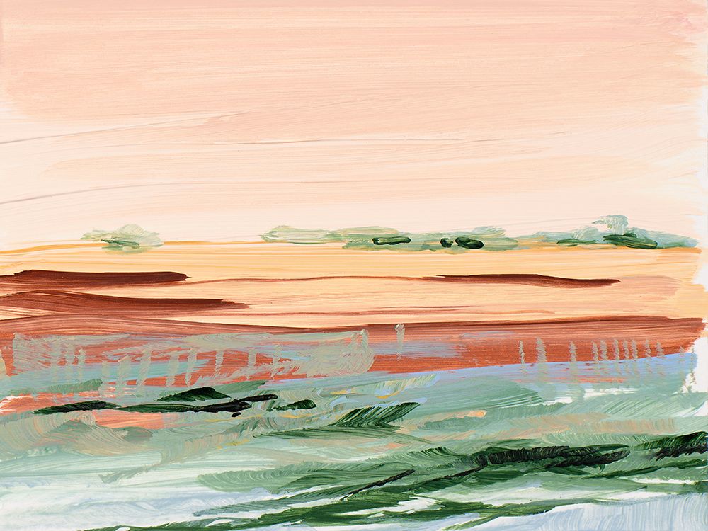 At Sunset Abstract Landscape art print by Lanie Loreth for $57.95 CAD