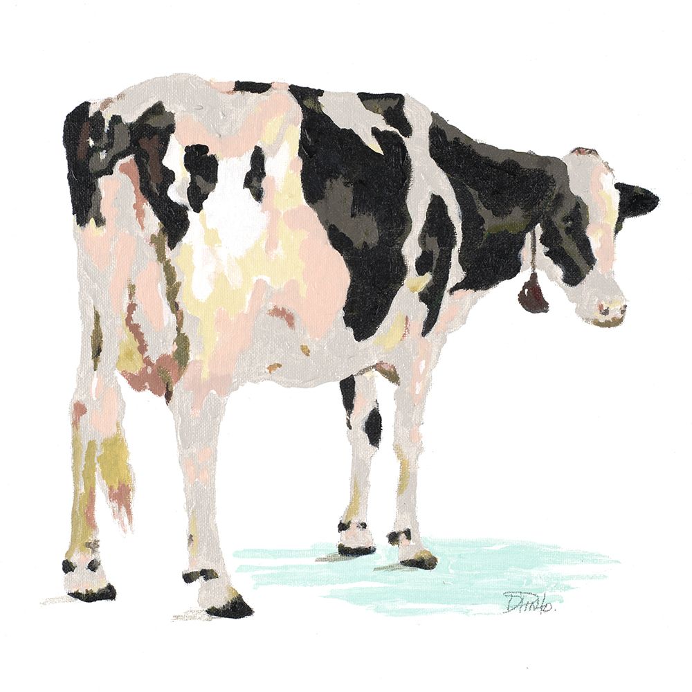 Black and White Cow art print by Patricia Pinto for $57.95 CAD