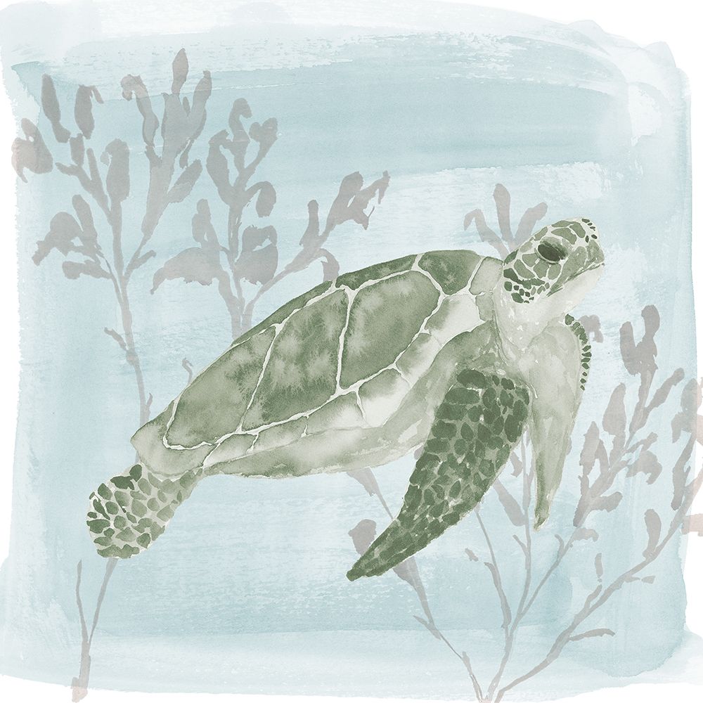Ocean Swim I art print by Lucille Price for $57.95 CAD