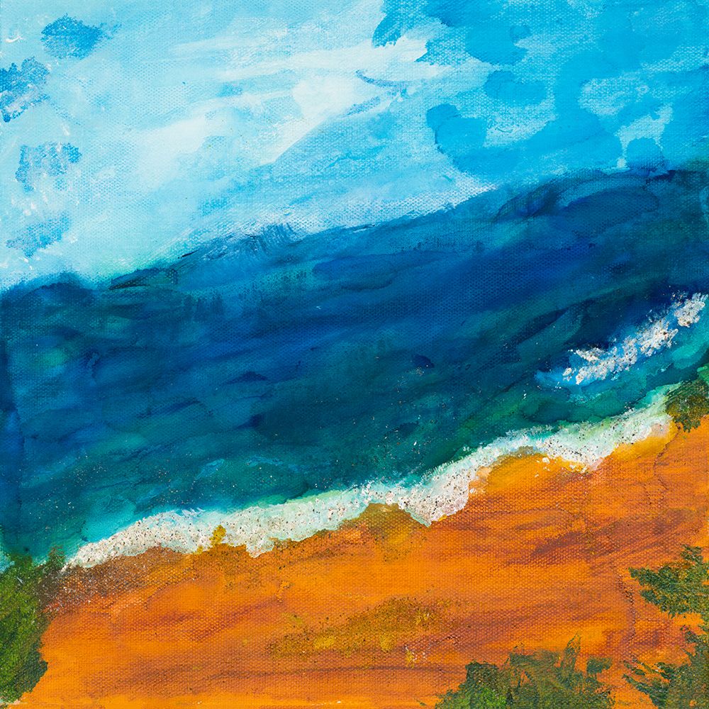 Abstract Day At The Beach art print by Ajoya Grace for $57.95 CAD