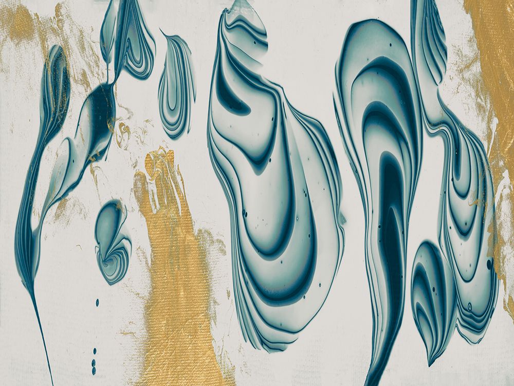 Blue Blur II art print by Ajoya Grace for $57.95 CAD