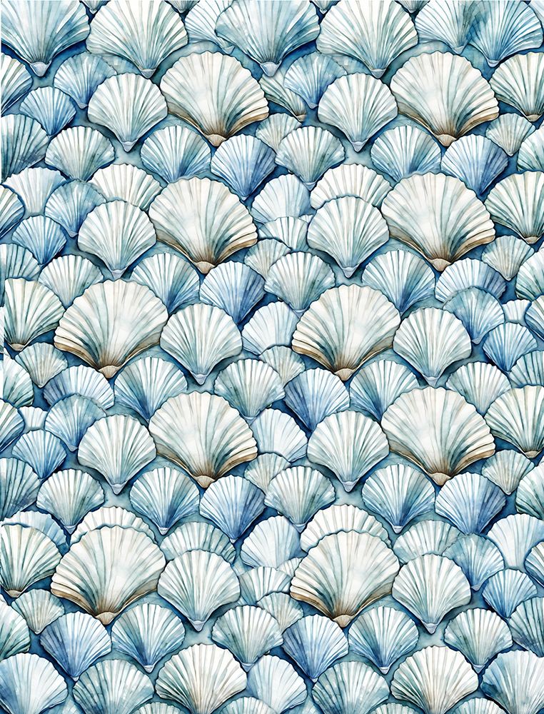 Shell Pattern art print by Elizabeth Medley for $57.95 CAD