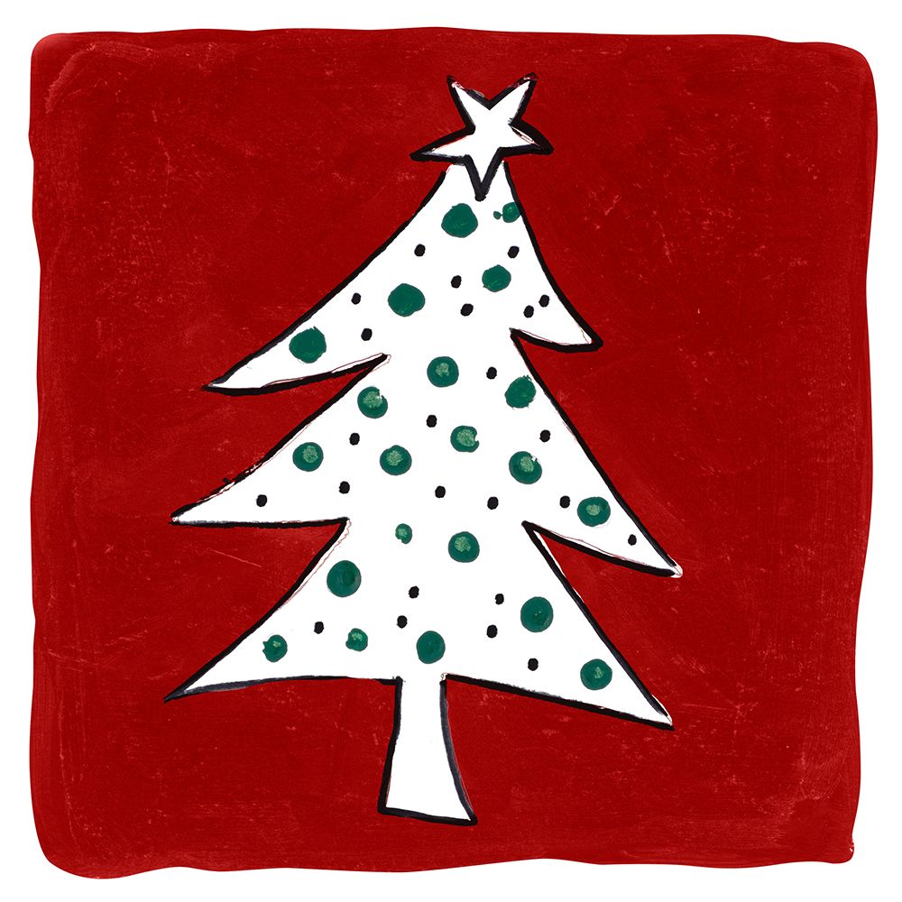 Whimsical Christmas Tree art print by Patricia Pinto for $57.95 CAD