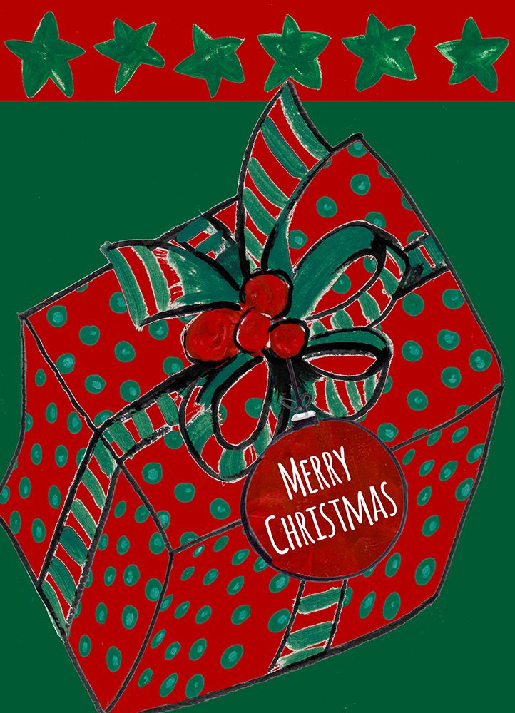 Christmas Gift art print by Patricia Pinto for $57.95 CAD