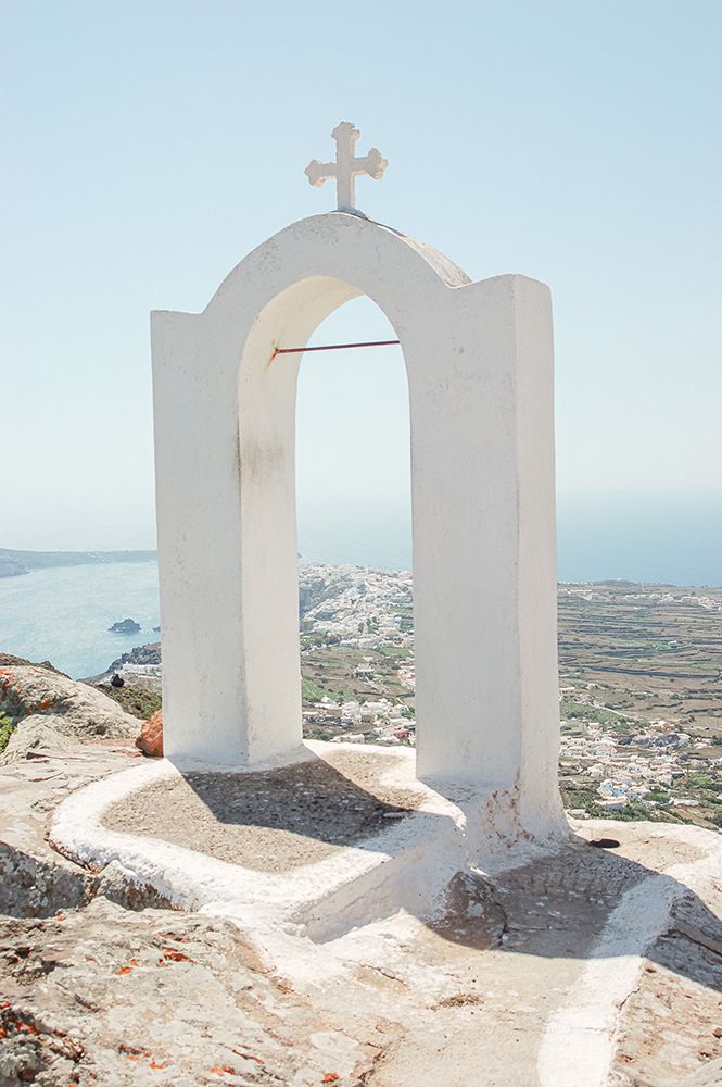 Santorini Cross art print by Erin Marie for $57.95 CAD