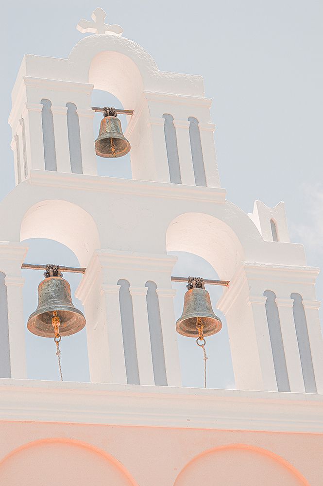 Santorini Bells art print by Erin Marie for $57.95 CAD