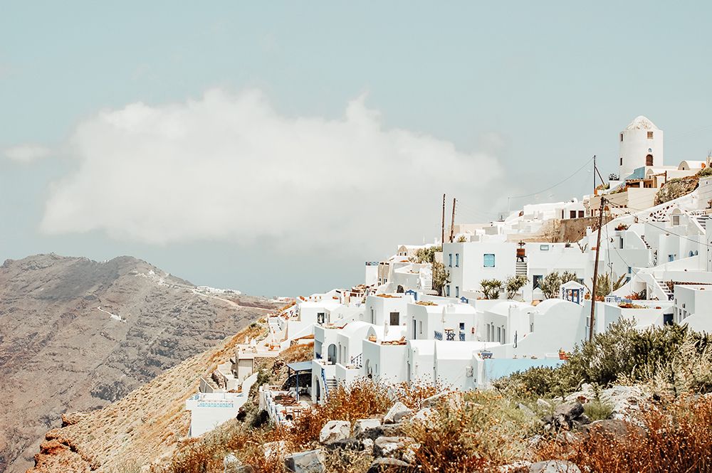 Greek Hillside art print by Erin Marie for $57.95 CAD