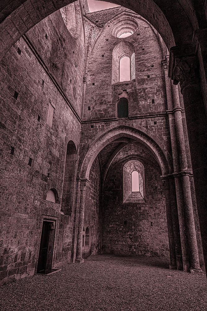 View Through The Arch At Sunset art print by Erin Marie for $57.95 CAD