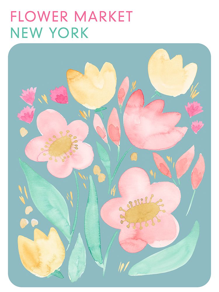 Flower Market art print by Lucille Price for $57.95 CAD