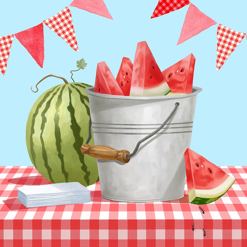Watermelon At The Cookout art print by Lucca Sheppard for $57.95 CAD
