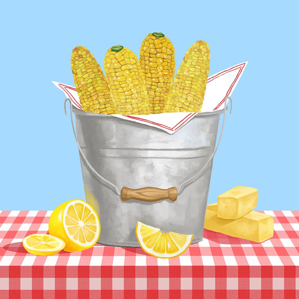 Corn On The Cob At The Cookout art print by Lucca Sheppard for $57.95 CAD