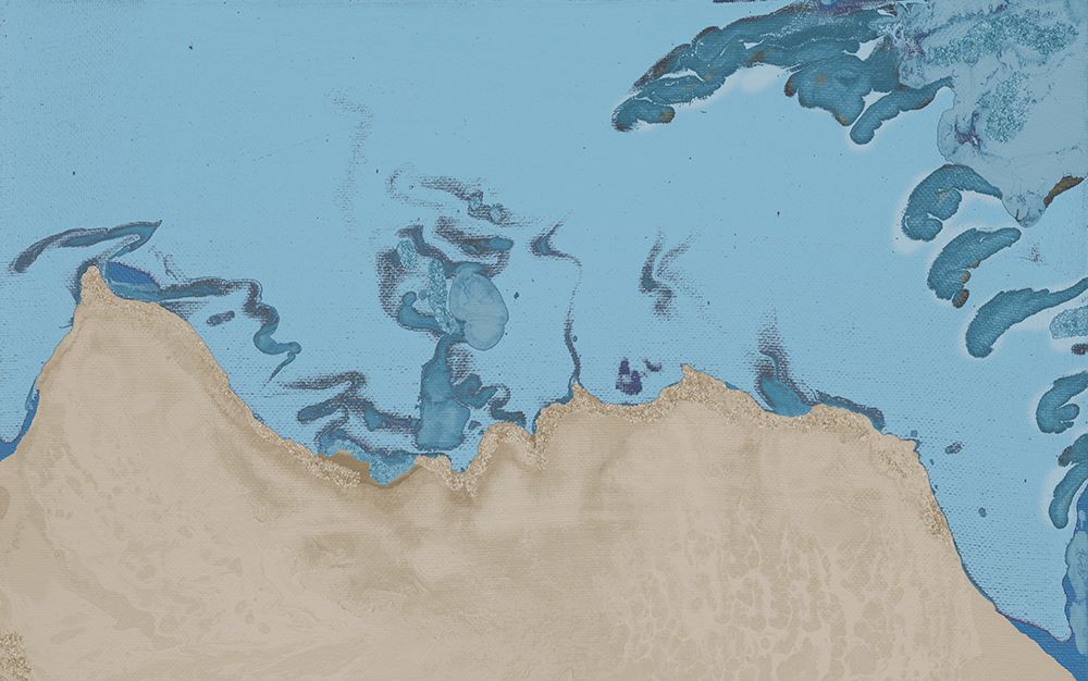 Coastline Blues art print by Ajoya Grace for $57.95 CAD