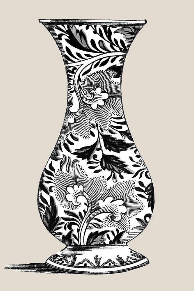 Delftware Decorative Vase I art print by Piddix for $57.95 CAD