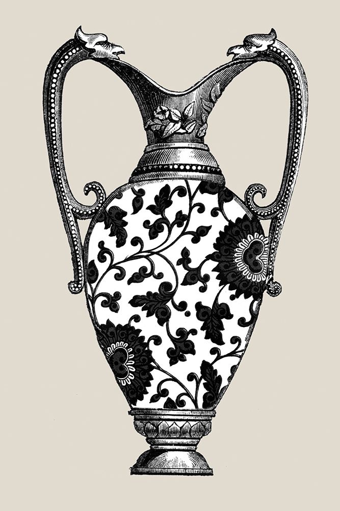 Delftware Decorative Vase II art print by Piddix for $57.95 CAD