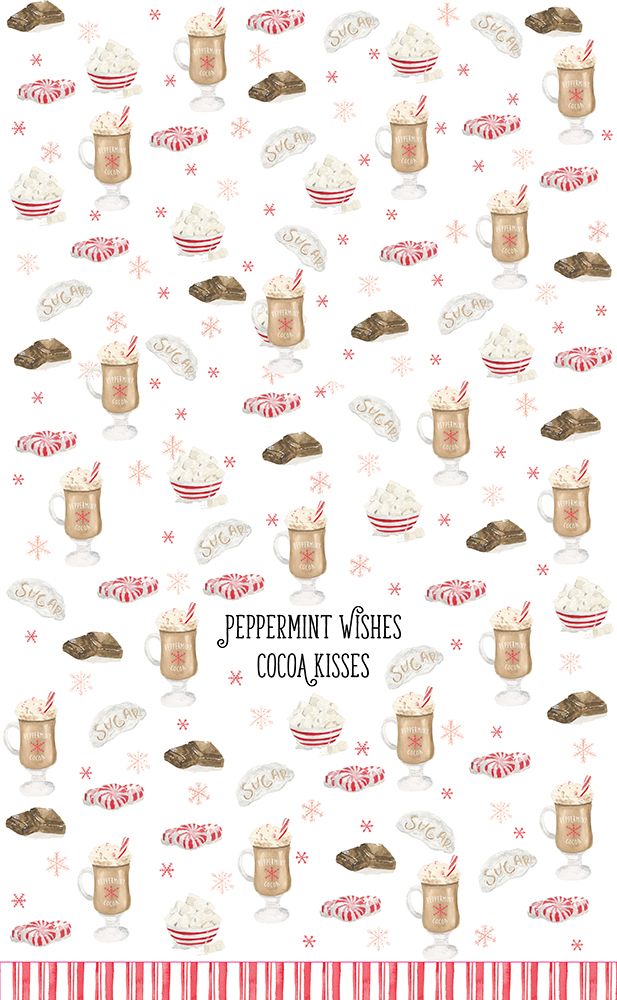Peppermint Wishes Pattern art print by Lucille Price for $57.95 CAD