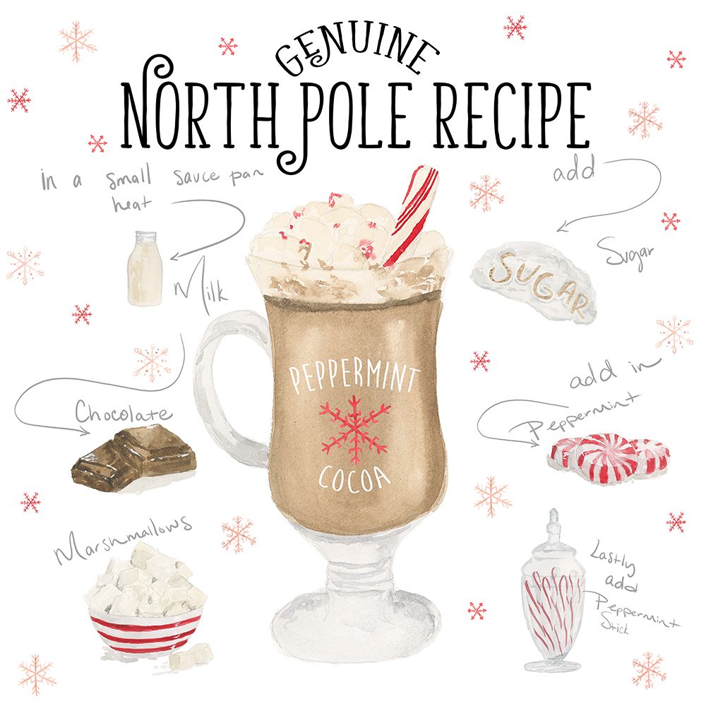 Genuine North Pole Recipe art print by Lucille Price for $57.95 CAD