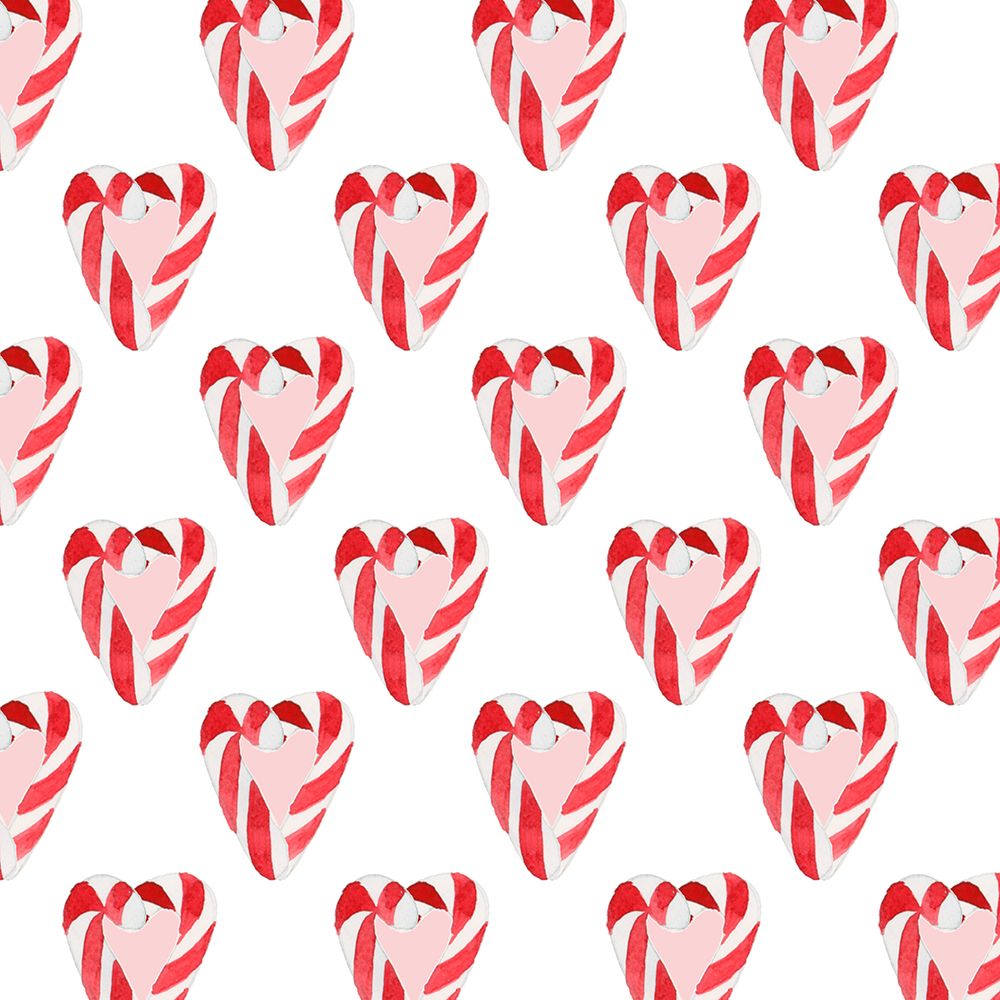 Peppermint Heart art print by Lucille Price for $57.95 CAD