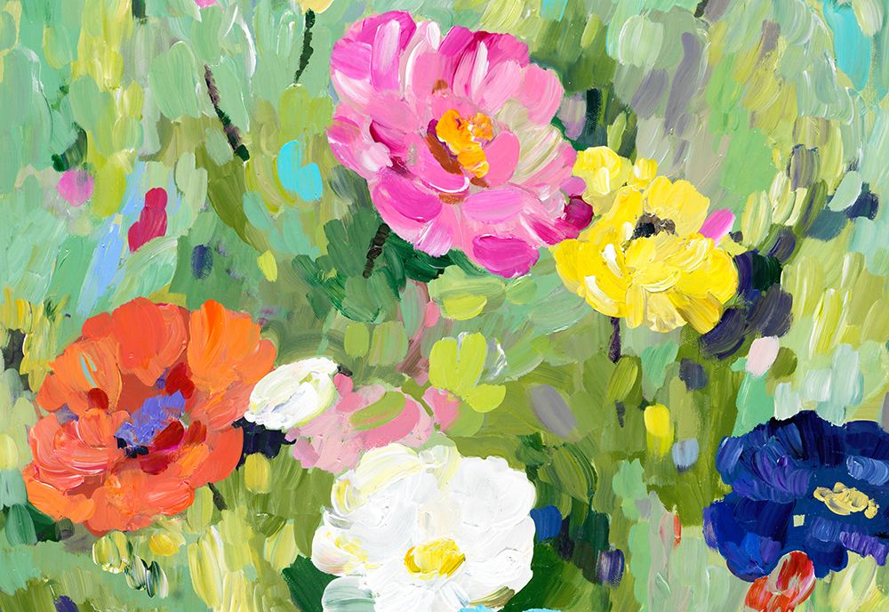 Colorful Flowers I art print by Lorenzo Collective for $57.95 CAD