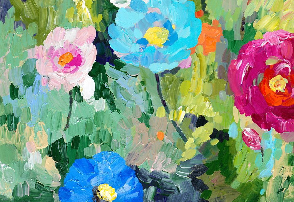 Colorful Flowers II art print by Lorenzo Collective for $57.95 CAD