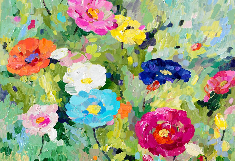Colorful Flowers III art print by Lorenzo Collective for $57.95 CAD