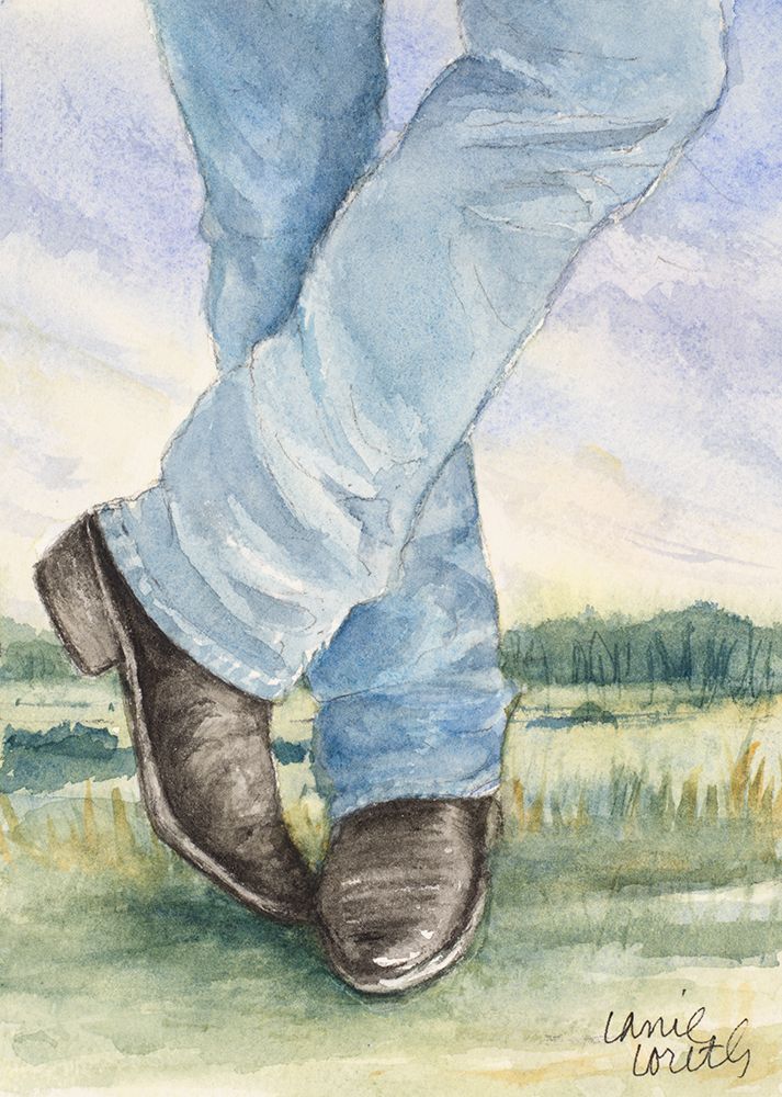 Flirty Cowboy art print by Lanie Loreth for $57.95 CAD