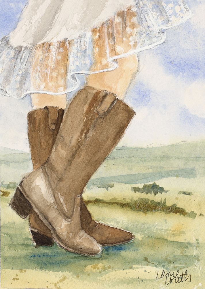 Cowgirl Flirt art print by Lanie Loreth for $57.95 CAD