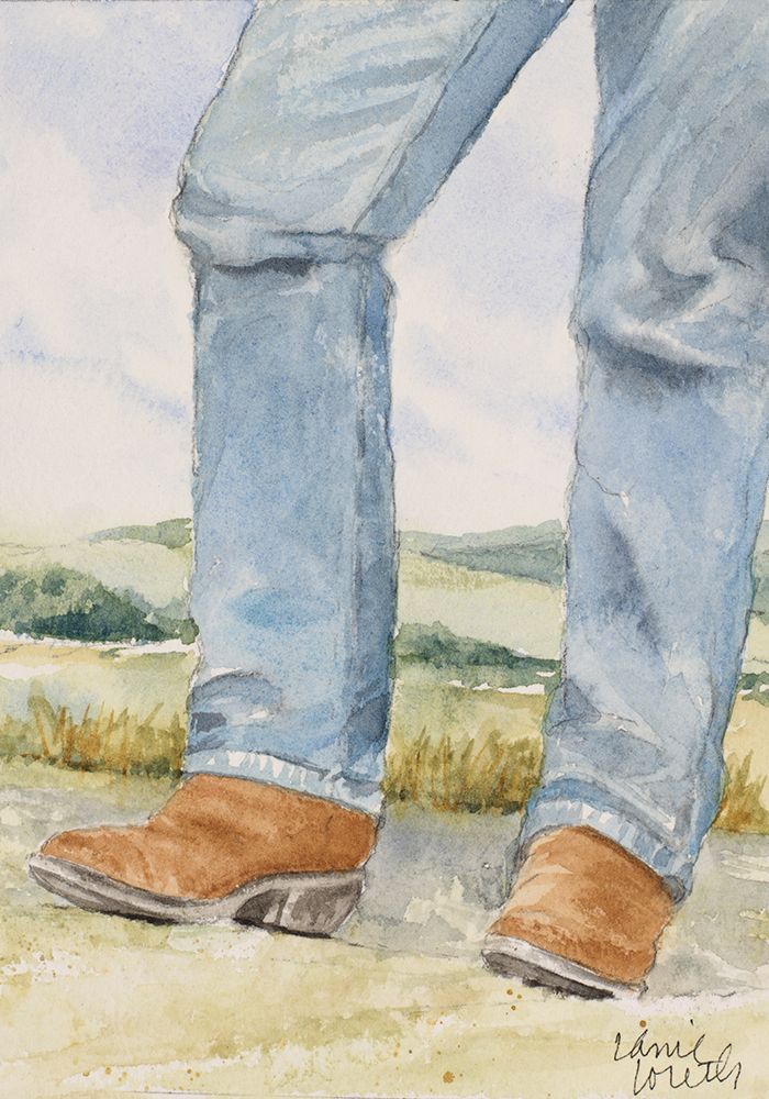 Cowboy Flirt art print by Lanie Loreth for $57.95 CAD