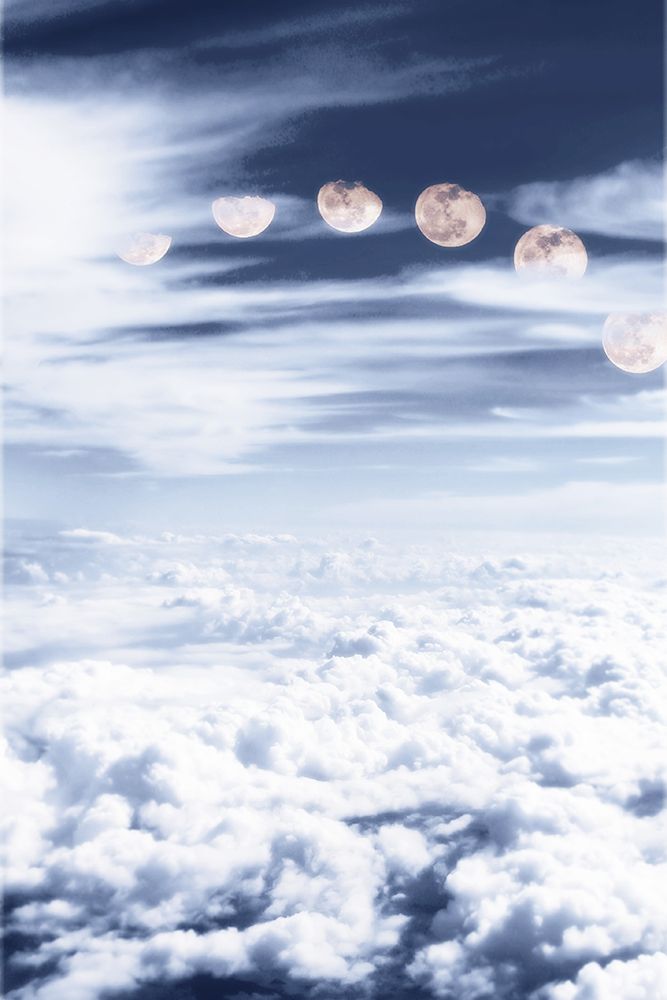 Moon Phases art print by SD Graphics Studio for $57.95 CAD