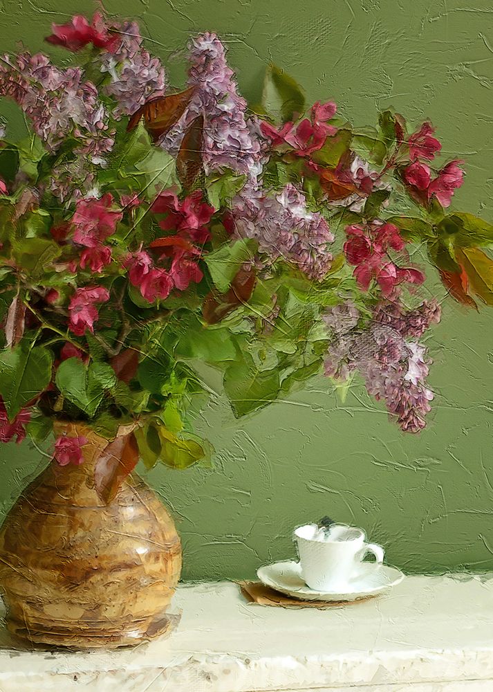 Tea Party Bouquet art print by SD Graphics Studio for $57.95 CAD