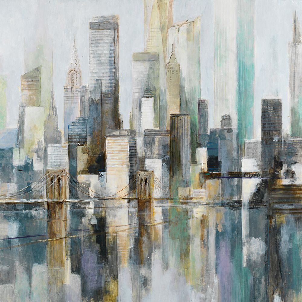 Abstract New York art print by Lorenzo Collective for $57.95 CAD