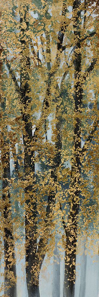 Gold Flecked Trees I art print by Lorenzo Collective for $57.95 CAD