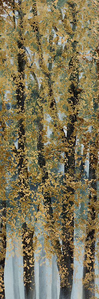 Gold Flecked Trees II art print by Lorenzo Collective for $57.95 CAD