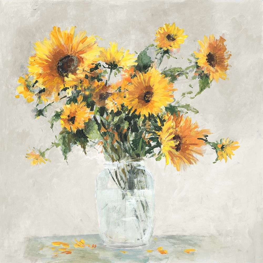 Pop Of Sunflowers art print by Lorenzo Collective for $57.95 CAD