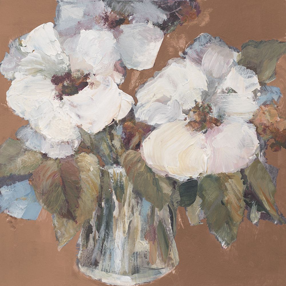 Enchanting Blooms on Copper art print by Lanie Loreth for $57.95 CAD