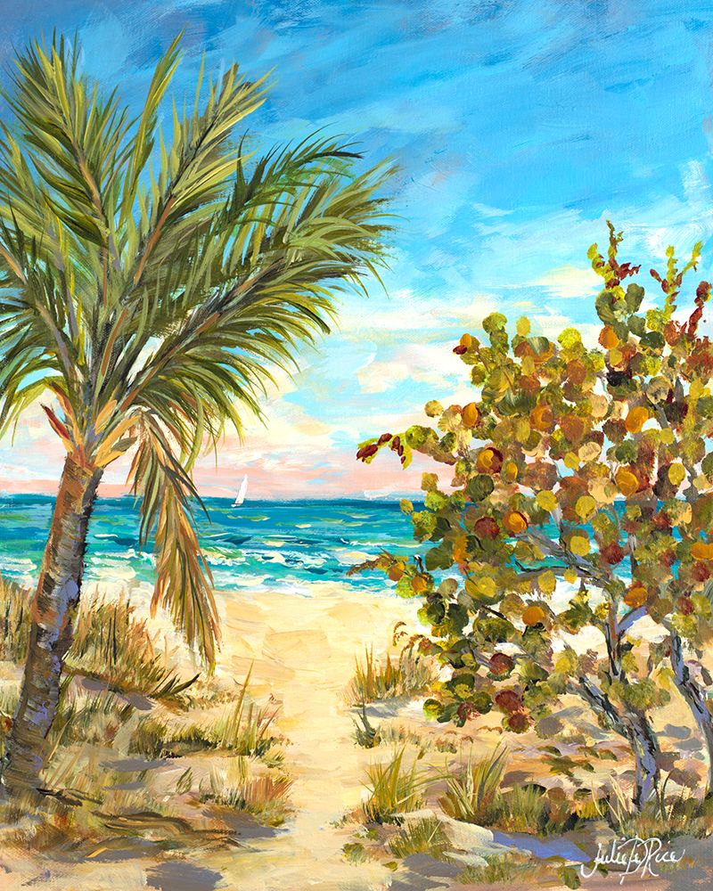 Lush Ocean View art print by Julie DeRice for $57.95 CAD