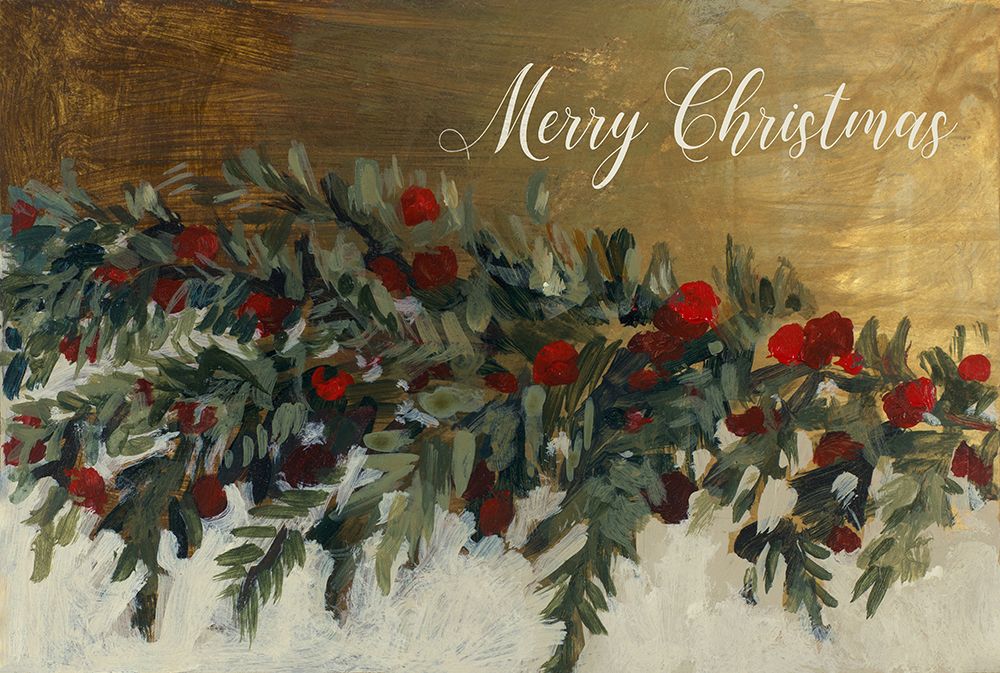 Christmas Garland Glow art print by Lanie Loreth for $57.95 CAD