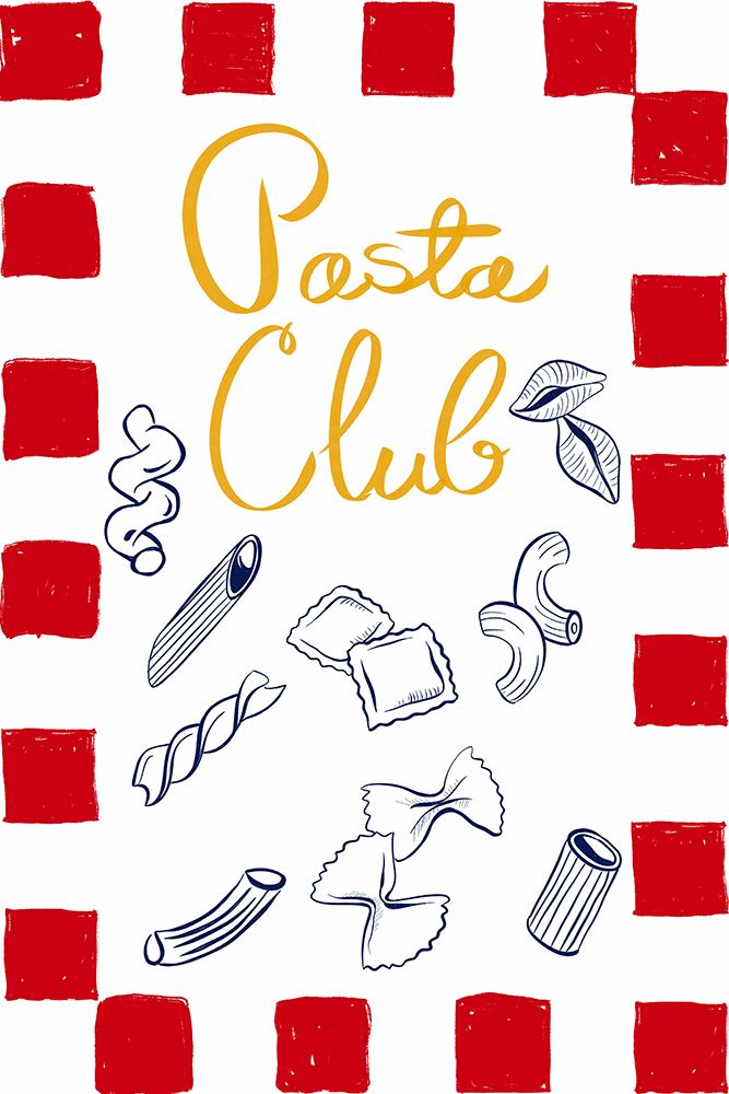 Pasta Club art print by Emily Navas for $57.95 CAD